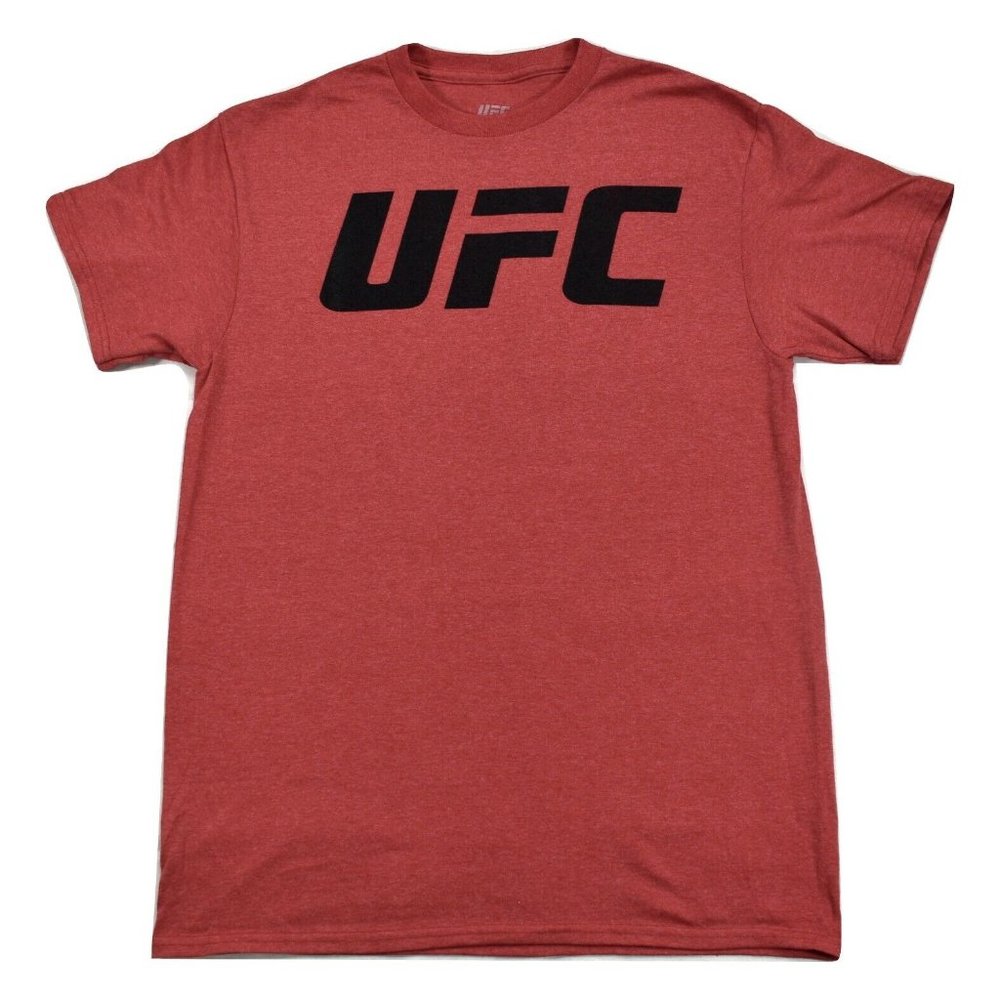 UFC Mens UFC Ultimate Fighting Championship Heather Red Shirt New